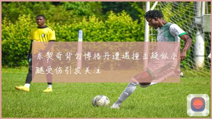 东契奇背打博格丹遭遇撞击疑似小腿受伤引发关注